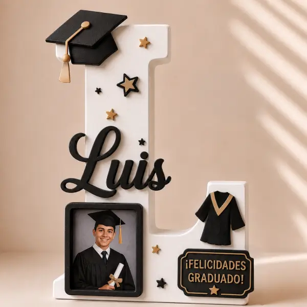 Letra 3D Personalizada con Foto