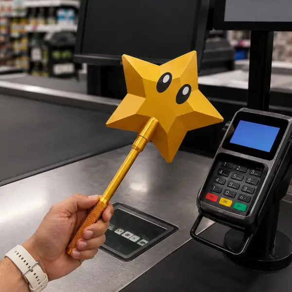 Varita de pago Estrella de Mario